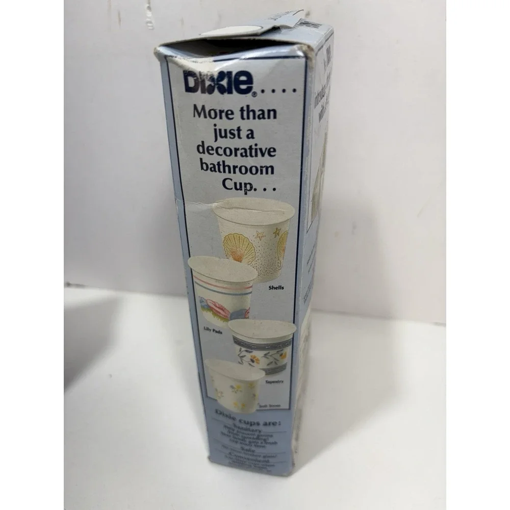 Lot Of 2 Dixie Cups - Bathroom Lily Pads Unopened + Home Sweet Home Kitchen Open